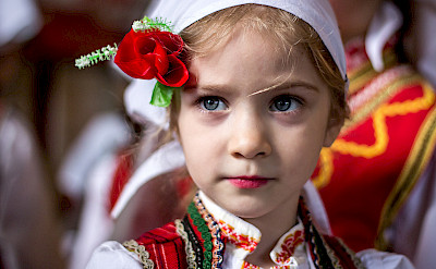Traditional girl in Struga on Lake Ohrid, Macedonia. Flickr:Marjan Lazarevski
