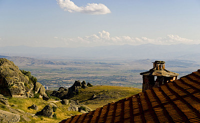 View from Treskavec Monastery, Prilep, Macedonia. CC:Geoff