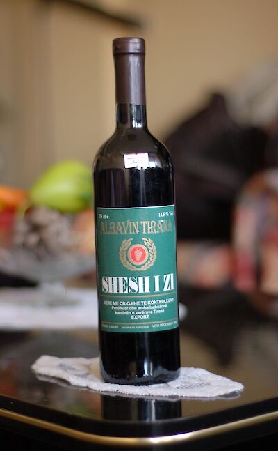 Albanian wine! Flickr:Tobias Michaelsen