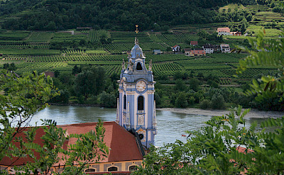 Dürnstein in the Wachau Valley, Krems-Land, Lower Austria. Danube River bike tour. Flickr:jay8085