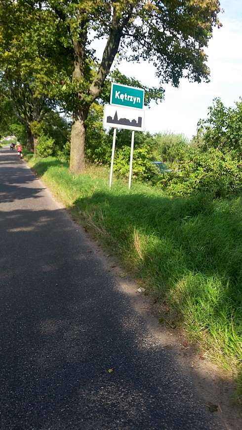 Entering Ketrzyn, Poland