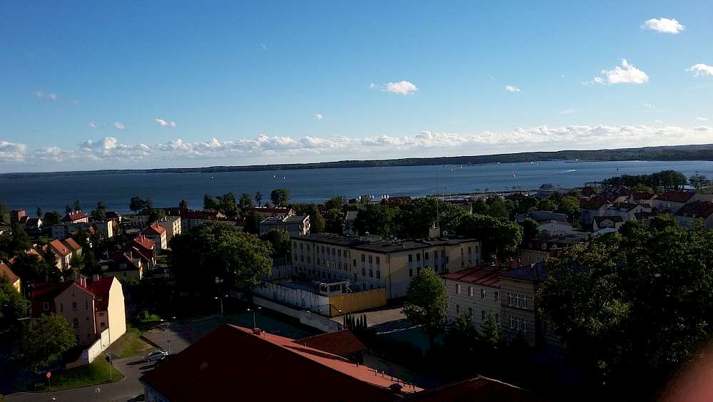 Skyline of Nikolaiken, Poland