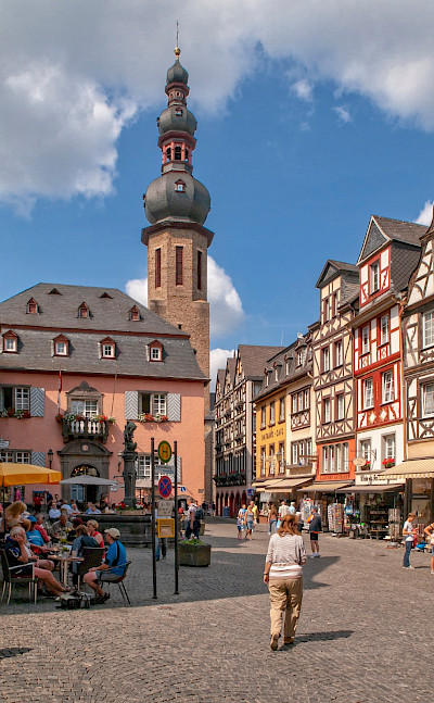 Main Square in Cochem, Rhineland-Palatinate, Germany. Flickr:Frans Berkelaar