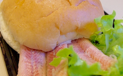 Herring Sandwich in the Netherlands. Flickr:Tomoakiinaba