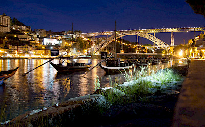 Nighttime lights in Porto, Portugal. Flickr:Chris Stephenson
