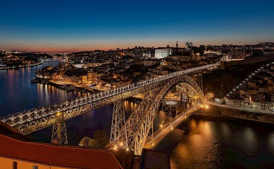 Ponte D. Luis I Bridge in Porto, Portugal. CC:Tmeltzer