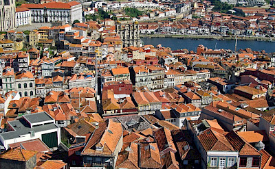 Characteristic red roofs of Porto, Portugal. Flickr:Vitor Oliveira 41.146119, -8.611367