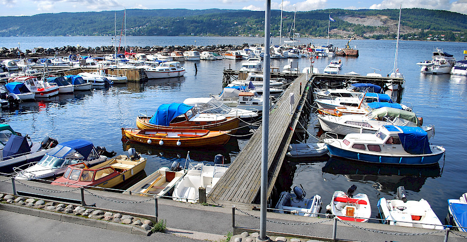 Harbor in Drøbak, Oslofjord, Norway. Photo via Flickr:Frogn kommune