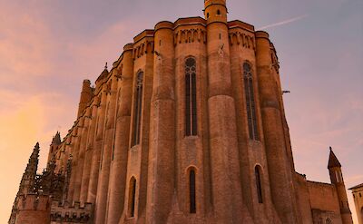 Cathédrale Sainte-Cécile at sunset, Albi, France. Unsplash:Matthieu