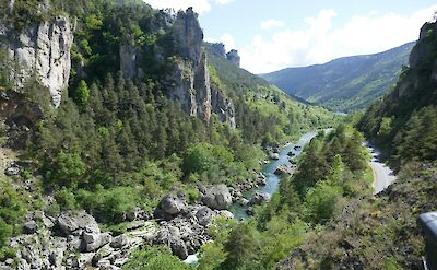 Rocky river in Gorges du Tarn Causses, France. Unsplash:Alexis Ribeyre