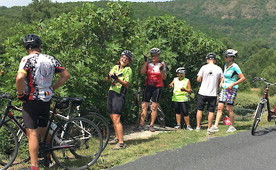 Biking the Tarn River Valley Bike Tour in France.