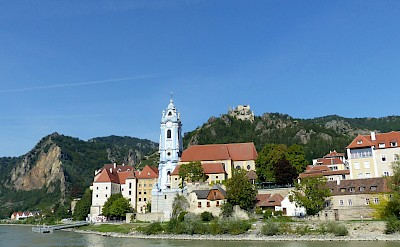 Dürnstein along the Danube River in Austria. unsplash@GabrieleStrasky