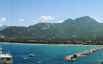Bay of Calvi on Corsica Island, a region part of France. Photo via Wikimedia Commons:Public Domain 
