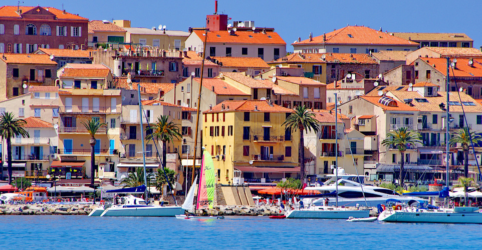 Port in Calvi, a gem on Corsica, France. Photo via Flickr:pascal POGGI 