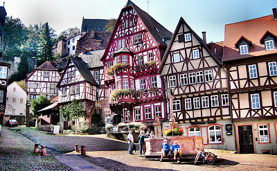 Bavarian architecture in Miltenberg, Germany. Photo via Flickr:ylimazovunc