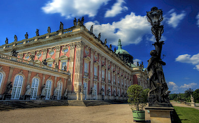 Neue Palais, Sanssouci in Potsdam, Germany. Photo via Wikimedia Commons:Wolfgang Staudt