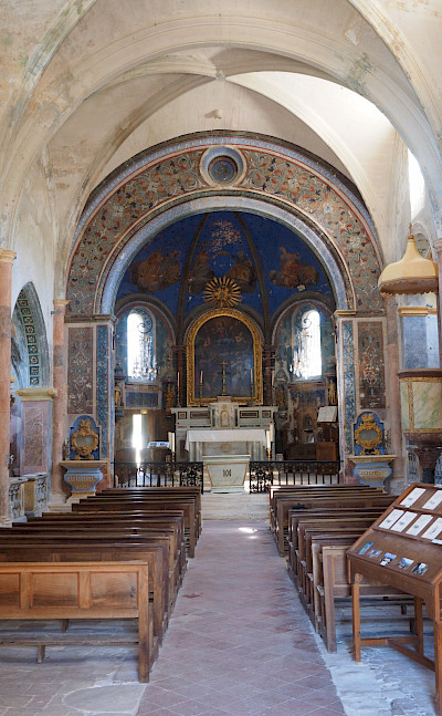 Old churches to explore in Burgundy, France.