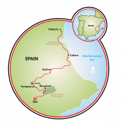 Valencia, Color and Contrasts Map