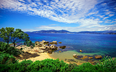 Beach in Porticcio on the island of Corsica, France. Flickr:ビッグアップジャパン 