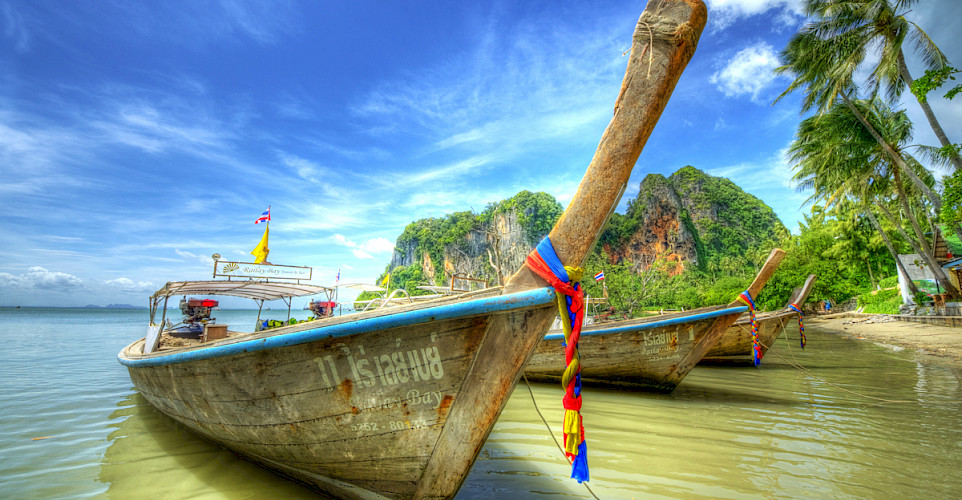 Krabi on the Phang Nga Bay, Thailand. Photo via Flickr:Mike Behnken
