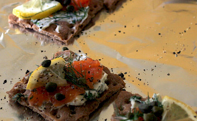 <i>Gravlax</i> is a traditional treat in Sweden. Flickr:Charles Haynes