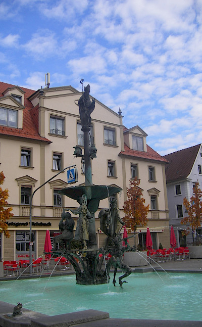 Main square in Ehingen, Alb-Donau, Germany. Photo via Wikimedia Commons:Szed Laszlo
