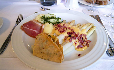 Spargel, or white asparagus, is a favorite in Ehingen, Germany. Photo via Flickr:Jun Seita