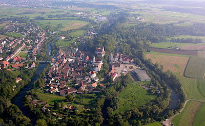 Aerial of Scheer in Baden-Württemberg, Germany. Photo via Wikimidia Commons:Simisa