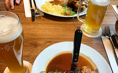Typical German meal in Ulm, Bavaria, Germany. Photo via Flickr:Andrew