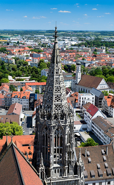 Ulm has the world's tallest church steeple at Ulm Minster, and is also the birthplace of Albert Einstein. Photo via Flickr:Alessandro Caproni