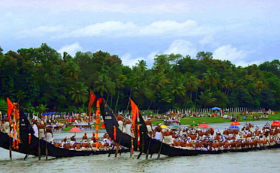 Aranmula Snake Boat Race in Aranmula, Kerala, India. Photo via Flickr:Arun Sinha 
