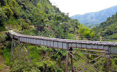 Railroad bridge in Amaga, Colombia.