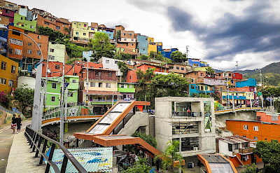 One of the towns en route in Colombia.