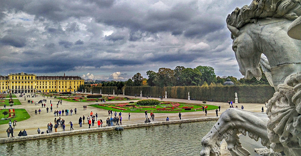 Gardens at Schönbrunn Palace in Vienna, Austria. Flickr:r chelseth