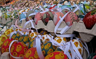 Easter market by Schönbrunn Palace, Vienna, Austria. Flickr:su-may