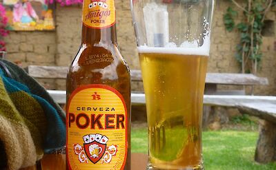 The local Cerveza Poker Colombian beer! Flickr:Erik Cleves Kristensen