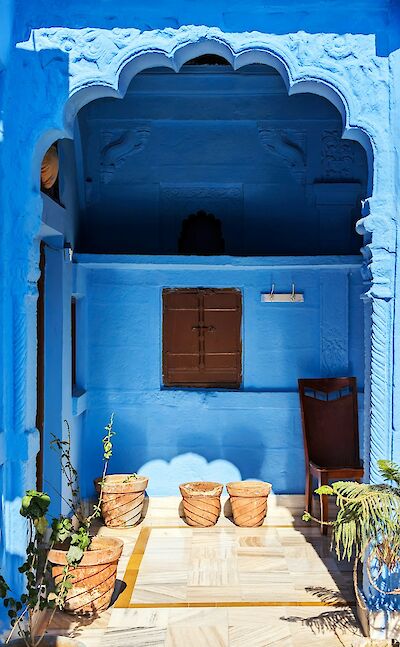 Archway in Jodhpur, the Blue City. Unsplash@Rahul Chakraborty