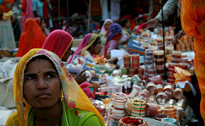Sadar Bazaar, one of the oldest markets in India. Jodhpur, Rajasthan, India. Photo via Flickr:Tom Thai
