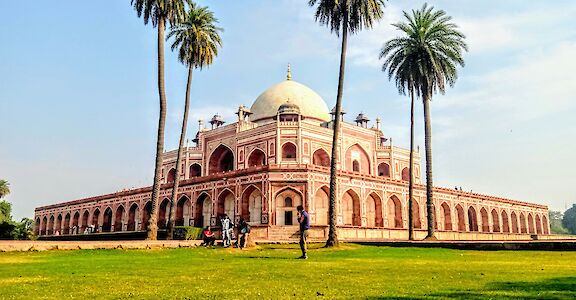Palm trees at Humayun&rsquo;s tomb, Delhi. Unsplash@Junaid Ahmad Ansari