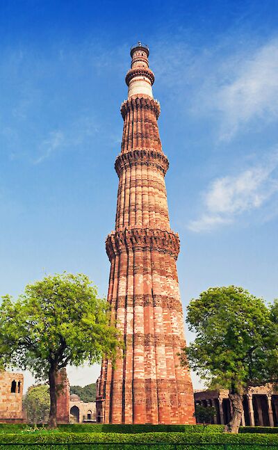 Qutub Minar, Delhi. Unsplash@Getty Images