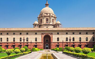 Rashtrapati Bhawan, the President's House, Delhi. Unsplash@Getty Images