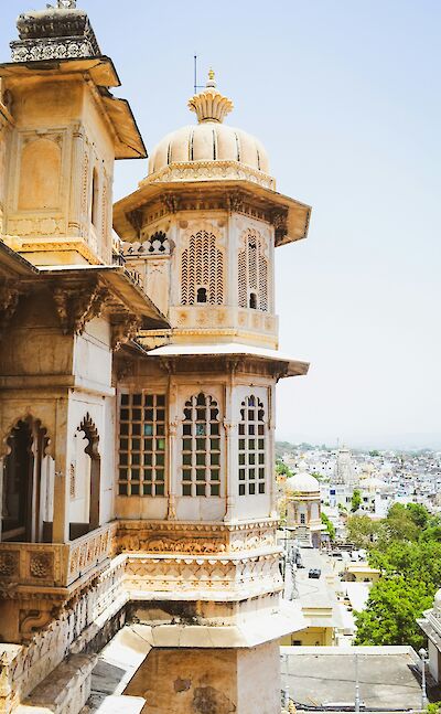View of Udaipur from the turret of a palace. Unsplash@Pranav Panchal
