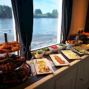 Breakfast Buffet on Magnifique III - Bike & Boat Tours