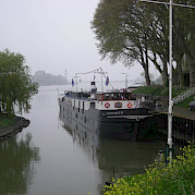 Misty morning on Magnifique III - Bike & Boat Tours