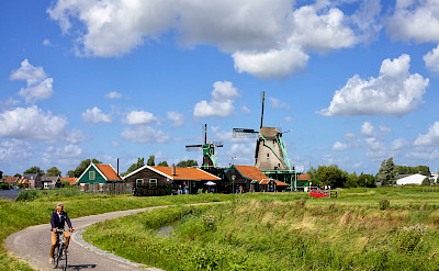 Biking near Amsterdam in North Holland, the Netherlands. Photo via Flickr:Francesca Cappa