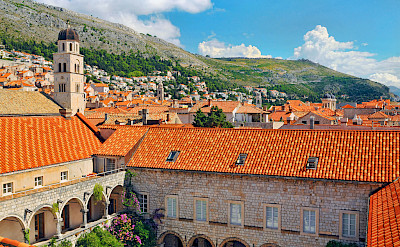 Courtyard in Dubrovnik, Dalmatia, Croatia. Flickr:Tambako The Jaguar