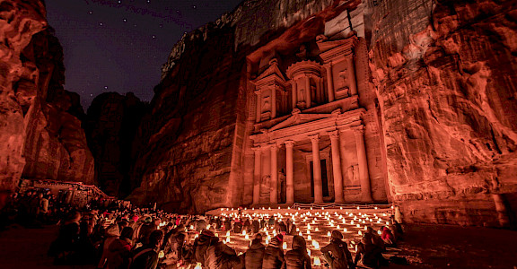 <i>The Treasury</i> in Petra, Jordan is one of the 7 Wonders of the World. CC:Mustafa Waad Saeed