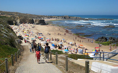 Bike to beach in Almograve, Portugal. Photo via Flickr:Hugo Cadavez