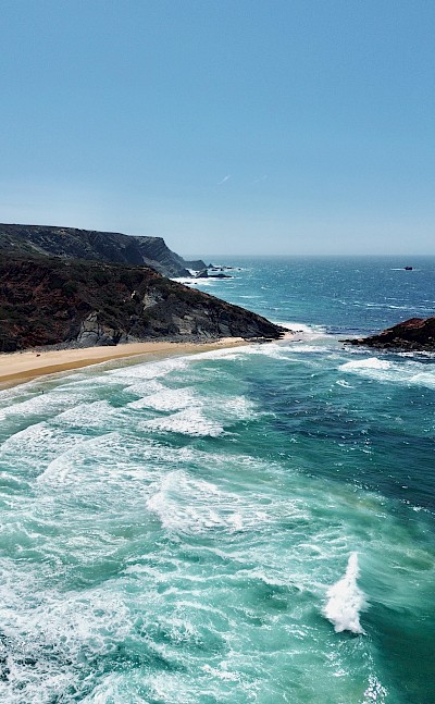 Beach in Sagres, Portugal. Unsplash@Leon Rohrwild