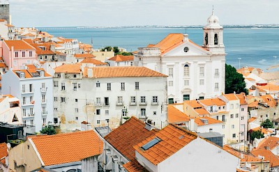 Orange rooftops of Lisbon, Portugal. Unsplash@Tom Byrom